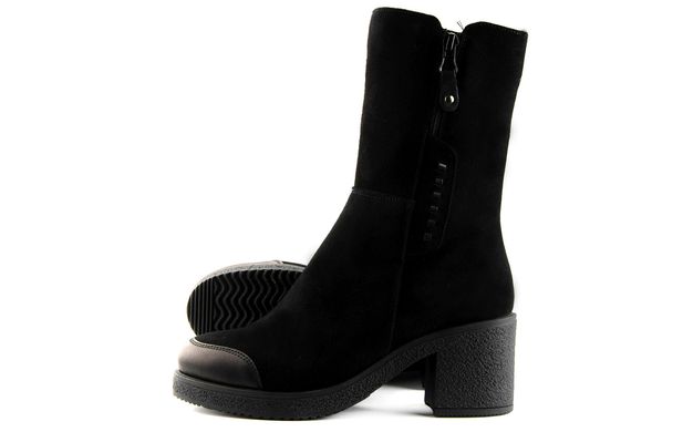 Женские ботинки черные 7708