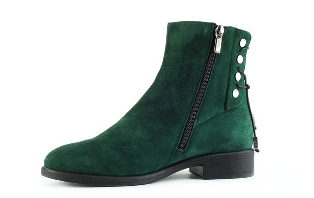 Женские ботинки зеленые 6634