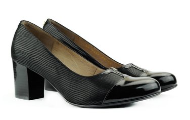Женские туфли черные 6557