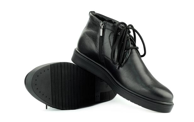 Мужские ботинки черные 6648