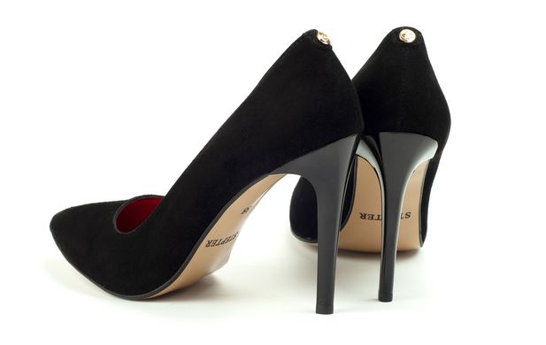 Женские туфли черные 6149V