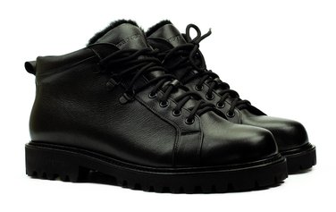Мужские ботинки черные 7131
