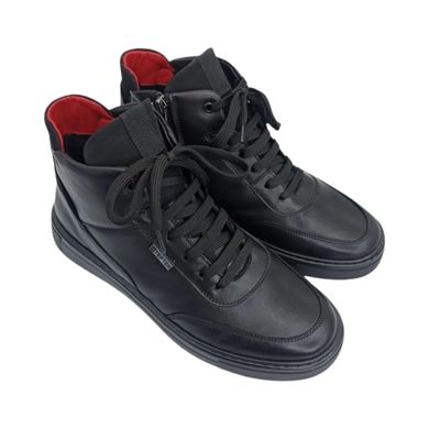 Чоловічі черевики чорні 8079