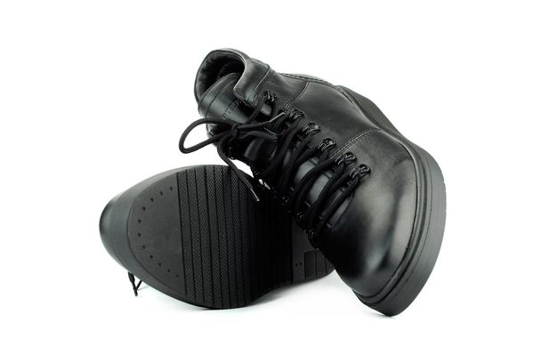 Мужские ботинки черные 6658