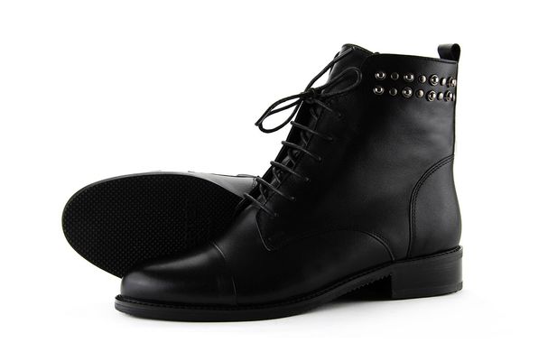 Женские ботинки черные 7432