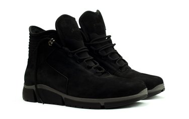 Мужские ботинки черные 7155