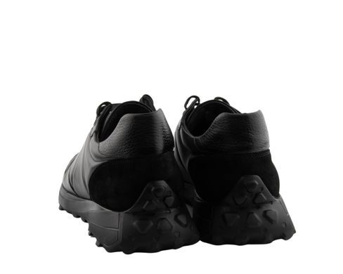 Мужские кроссовки черные 8075