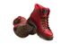 Женские ботинки красные 7086
