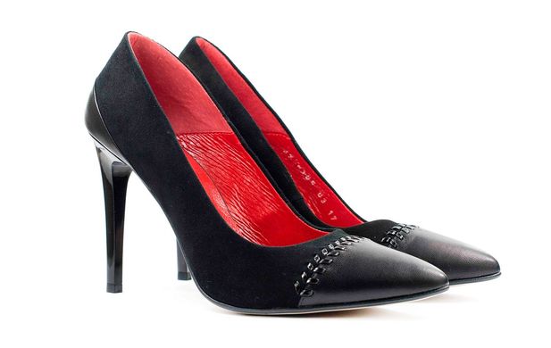 Женские туфли черные 6165