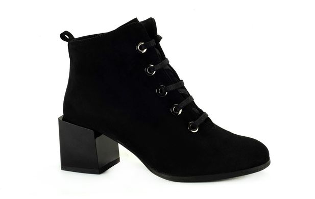 Женские ботинки черные 7347-1