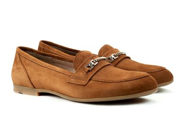 Женские туфли светло-коричневые 7053