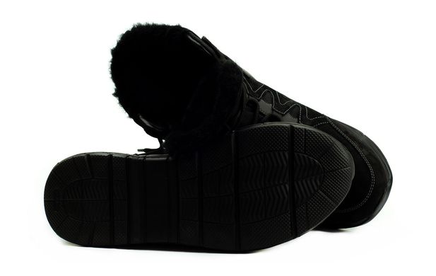 Мужские ботинки черные 7066