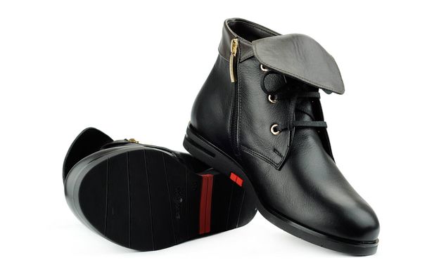 Женские ботинки черные 5027