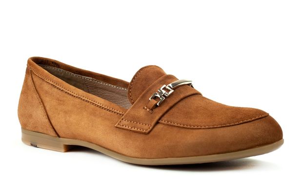 Жіночі туфлі світло-коричневі 7053