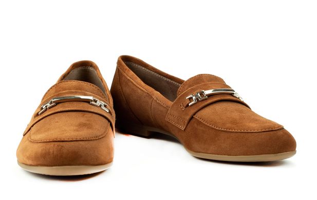 Жіночі туфлі світло-коричневі 7053