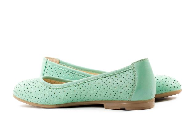 Жіночі туфлі зелені 5670