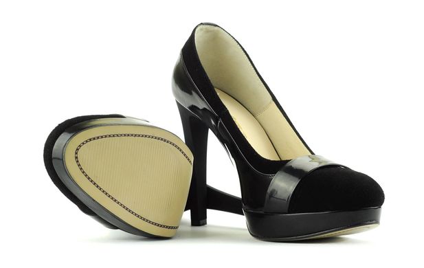 Женские туфли черные эк-131