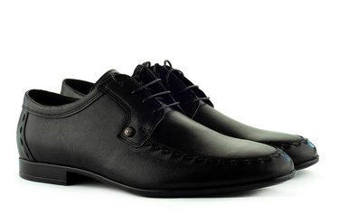 Чоловічі туфлі чорні 7328