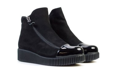 Жіночі черевики чорні 6258-1