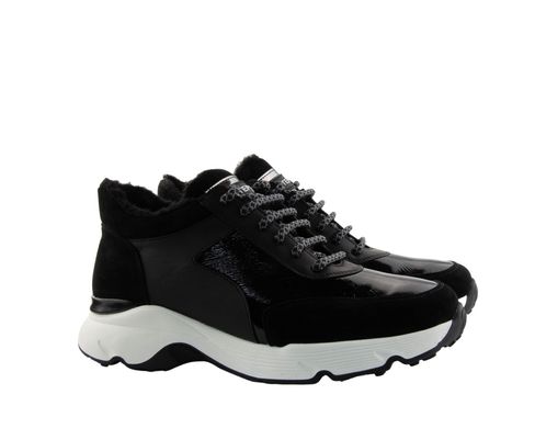Женские ботинки черные 8015