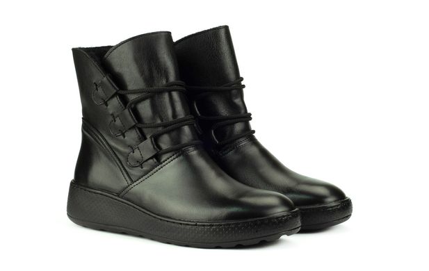 Женские ботинки черные 7056